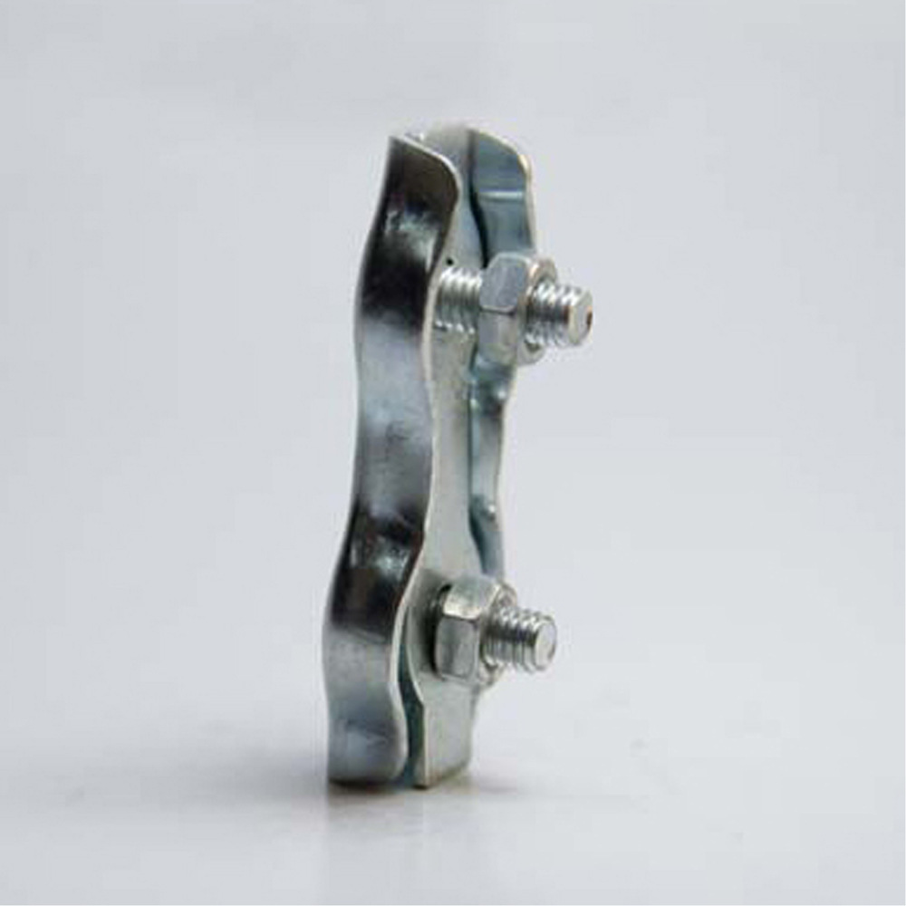 双元宝卡头钢丝绳夹头装饰卡头板式夹头钢丝绳锁头