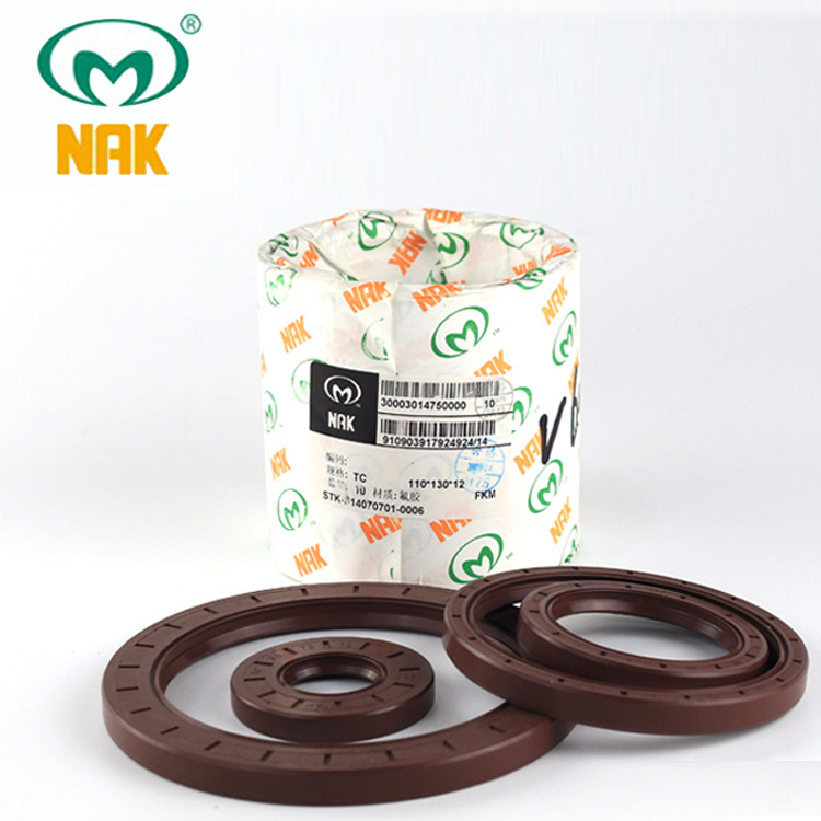NAK 高温氟胶油封 FKM/VITON耐酸碱 TC-100*140*12/ TC110*140*13