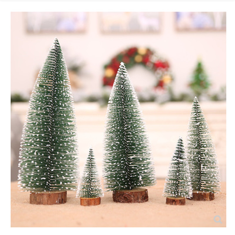 Árbol de Navidad blanco decoración de escritorio de Navidad decoración de árbol de Navidad mini decoración de árbol de Navidad al por mayor