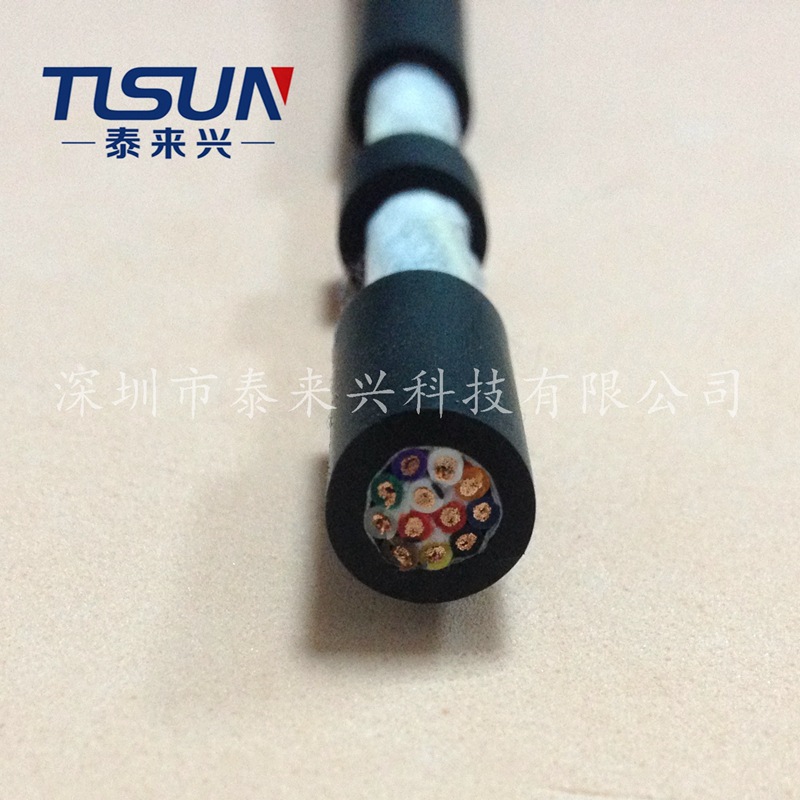 CE标准 电缆 高柔拖链电缆 12X0.3平方 自动化设备安装线 控制电