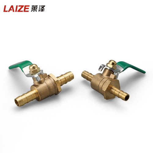 Laize pneumatic internal and external wire small ball valve all-copper pagoda 2 valve switch 1/4 minute vent pipe dn15 copper ball valve