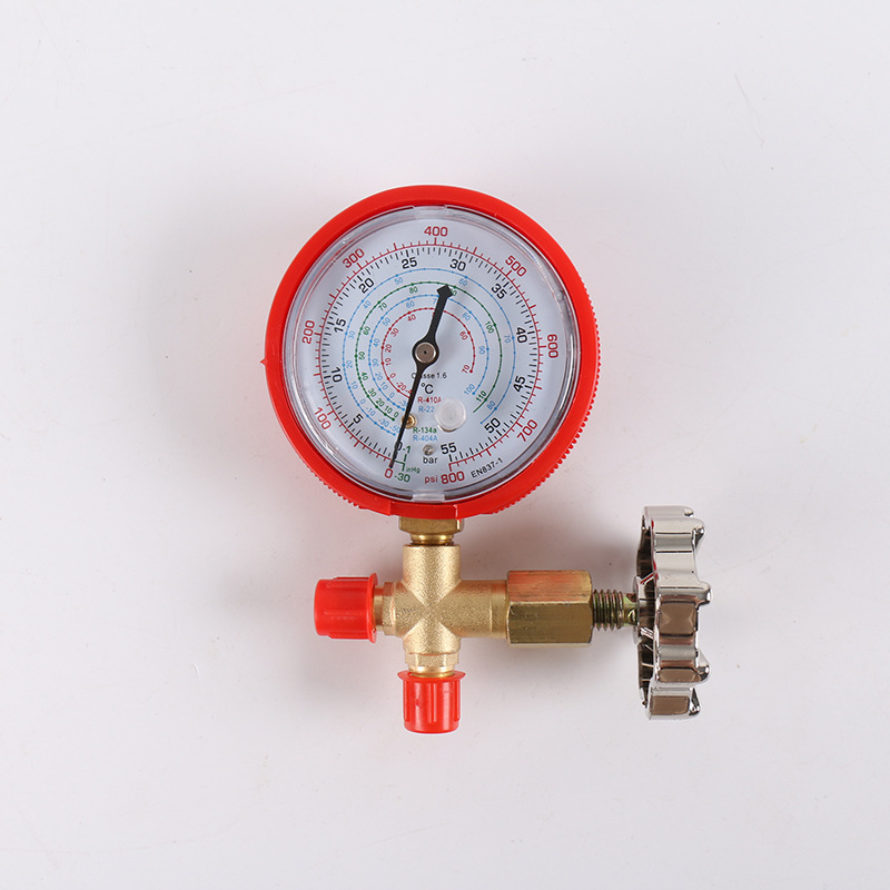 加液表耐震冷媒表压力表配件雪种表单表空调汽车家用专用高压高温
