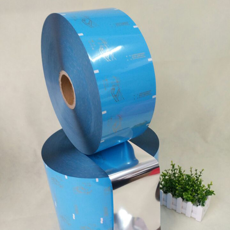 镀铝膜食品自动封袋卷筒塑料膜 优质PET三复合卷筒膜