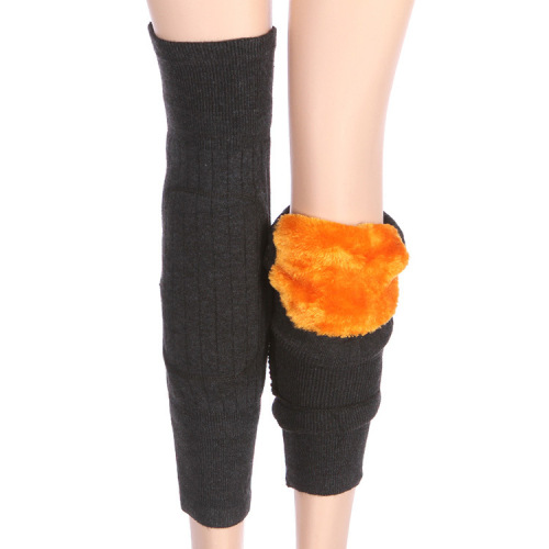 Knee pads for autumn and winter, thickened and warm for the elderly, old cold legs, men and women, imitation wool knee pads, leg pads, plus velvet, windproof and cold proof