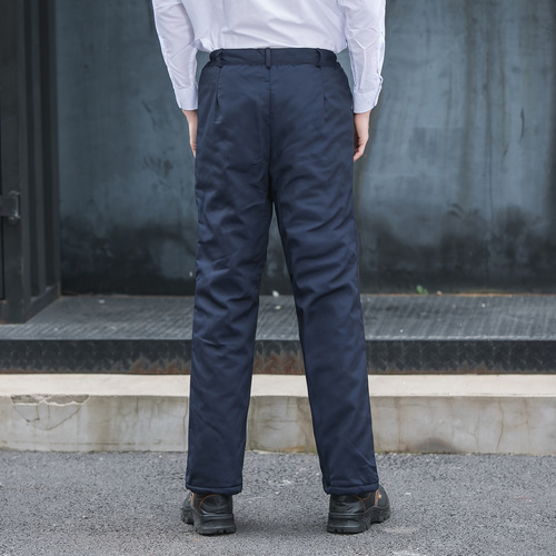 Winter work clothes, cold-proof and warm labor protection pants, cold-proof labor protection clothing, factory workshop security cotton pants bottoms