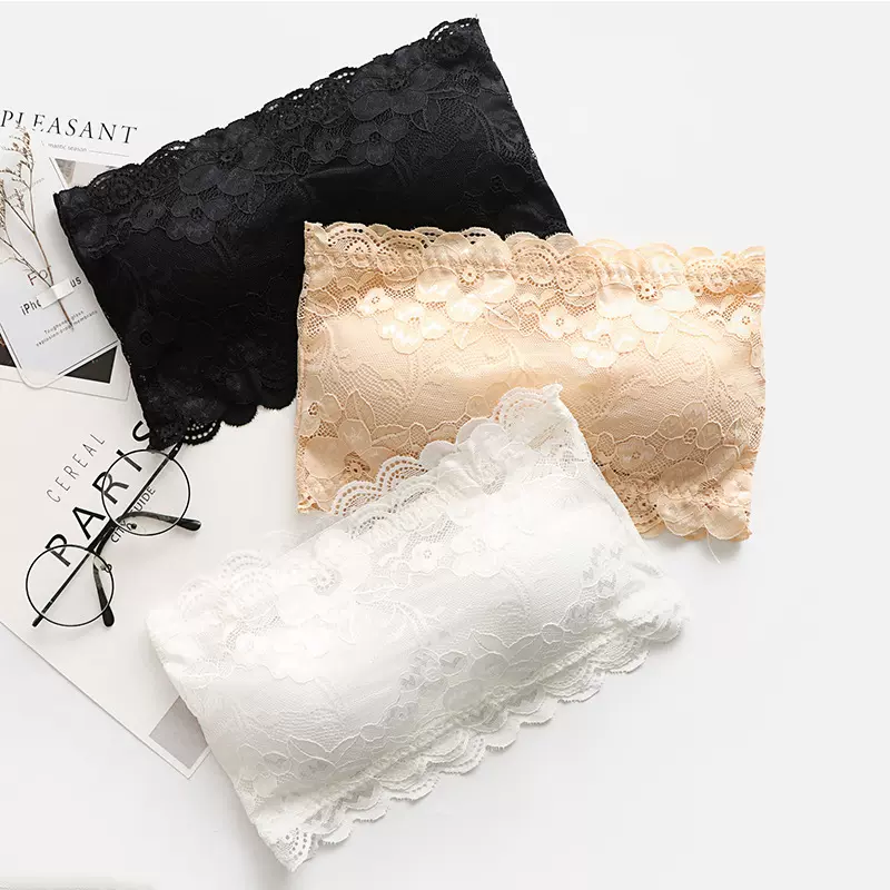 裹胸内衣女防滑聚拢防下垂抹胸上衣女高级感外穿夏天一字围防走光