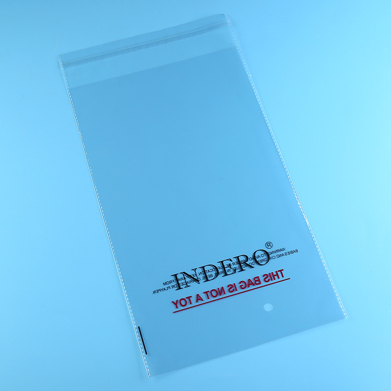 新款包装英文字母OPP袋定制塑料袋 食品工业透明服装袋厂家自封袋