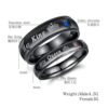 Accessory, ring for beloved stainless steel, suitable for import, European style