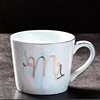 Marble ceramics, brand cup, coffee gift box for beloved, European style, Birthday gift, wholesale