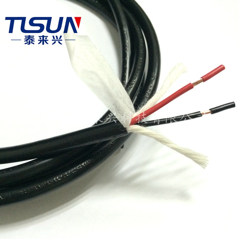 SVT系列电线 18AWG 2芯 额定300V 耐温105℃ LED灯电源连接线