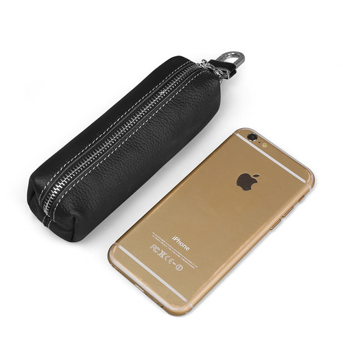 Factory direct sale cross-border top-layer leather casual car key bag personalized key bag dropshipping one-piece