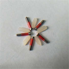 厂家直供眼镜螺丝不锈钢车件一字平头圆头套胶加胶铰链螺丝M1.4