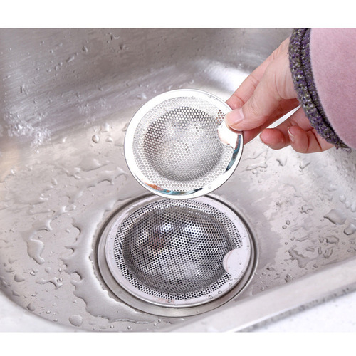 Stainless steel filter for kitchen sink, bathroom pipe floor drain, sewer sink filter