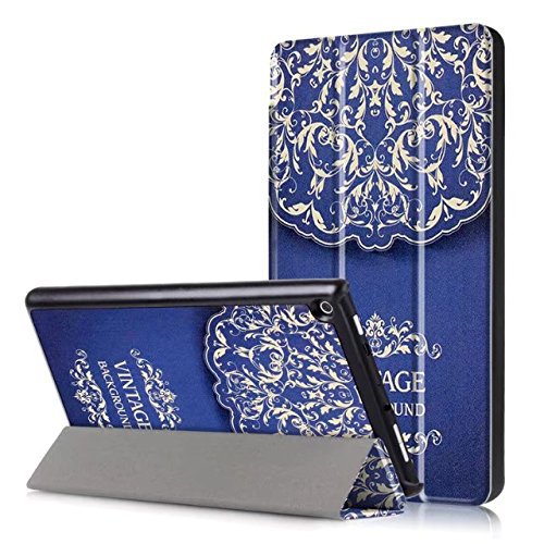 Suitable for kindle fire HD8 10 inch 2018 Custer tri-fold protective case flat leather case