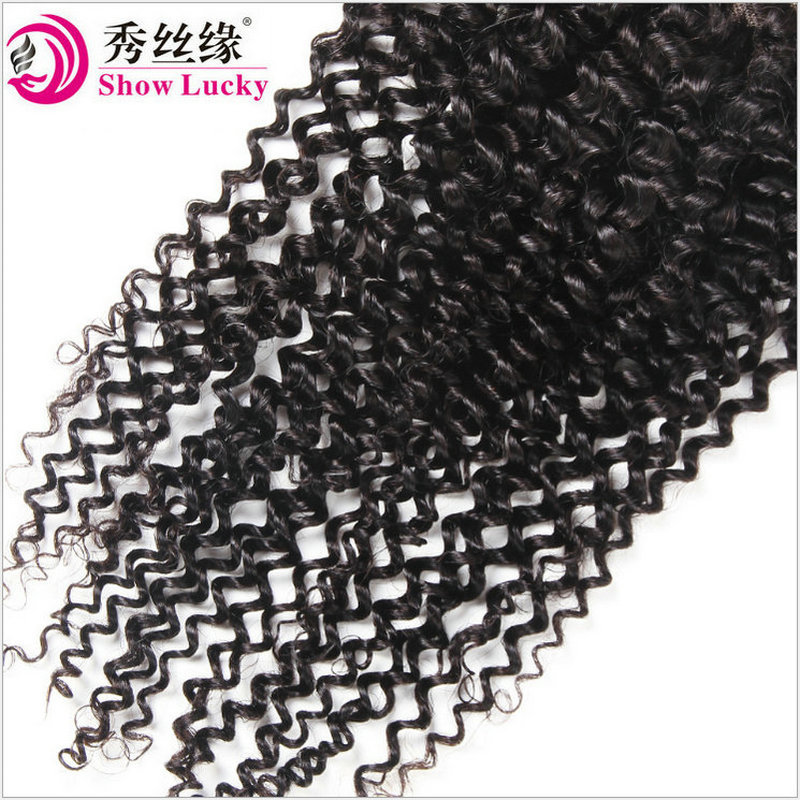 4*4 kinky curly jerry curly lace closure