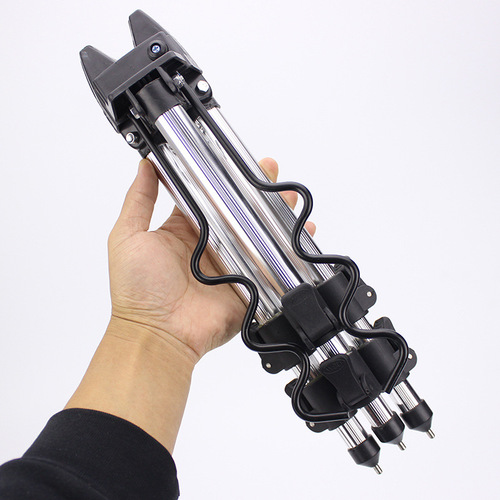 Weihe retractable sea rod holder short section tripod thickened aluminum alloy foldable fishing rod turret stand wholesale