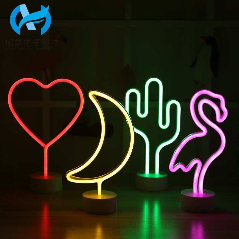 LED modeling lamp flamingo lamp cactus pineapple pentagram Lamp letter night light decoration led LED modeling lamp flamingo lamp cactus pineapple pentagram Lamp letter night light decoration led
