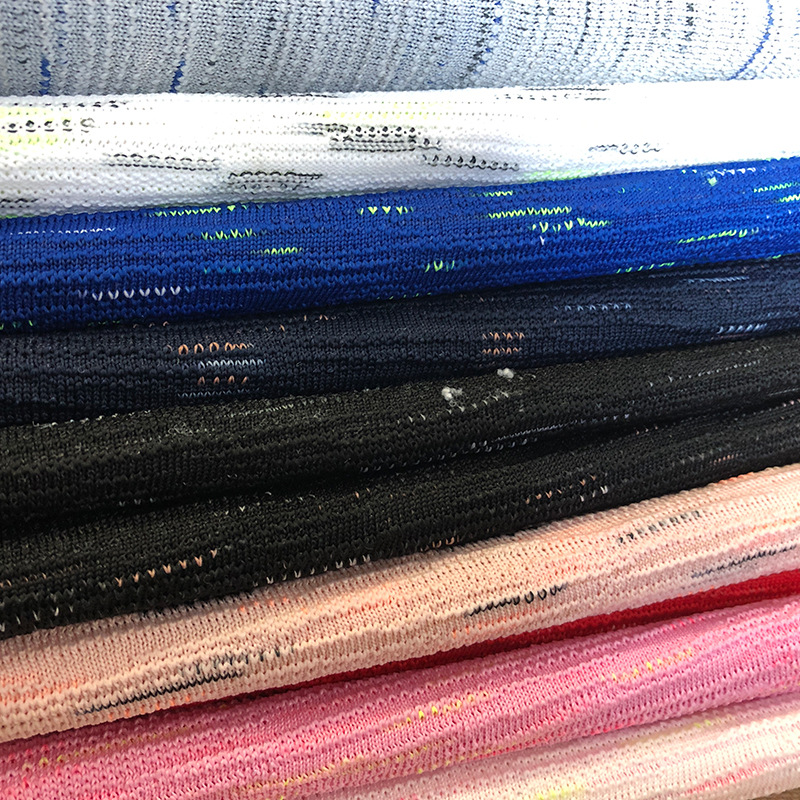 新款上新多色飞织846针织提花面料时尚服装面料户外箱包飞织布