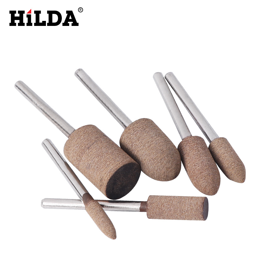 HILDA ventas directas de la fábrica de piel de vaca de pulido de la rueda de molienda de Jade cabeza de molienda eléctrica cabeza de molienda en stock al por mayor