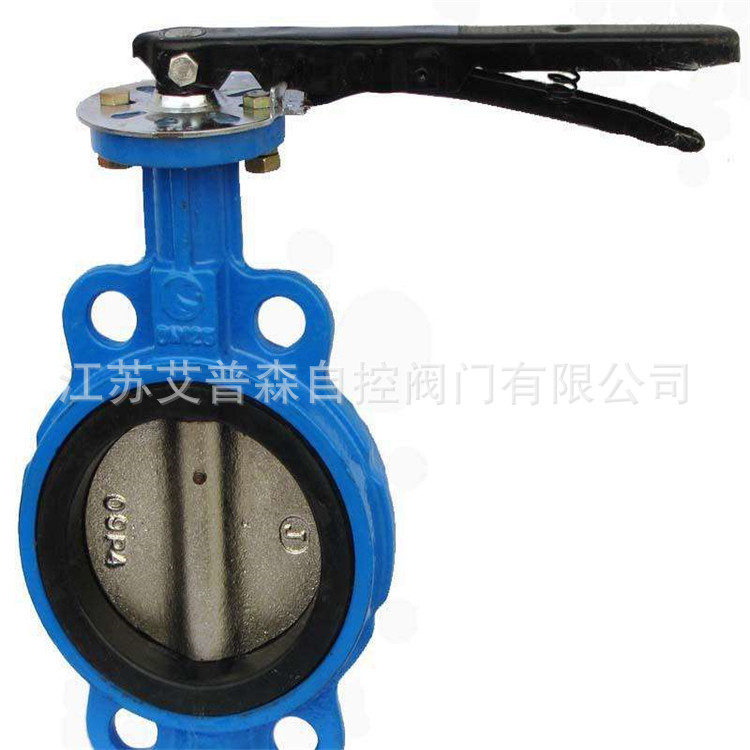 D71X-10 D71X-16手动对夹软密封蝶阀   DN50  65  100  125蝶阀艾