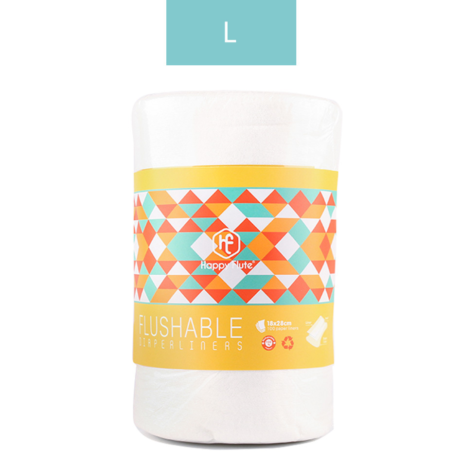 Felices flauta de fibra de bambú almohadilla del pañal infantil desechable almohadilla del inodoro revestimientos de pañales