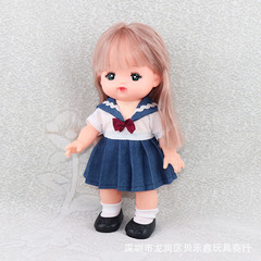 米露の子供の小さい美楽の服の部品の百倍のスカートの学生服のセーラー服の女の子のままごとのおもちゃの工場は決まります。