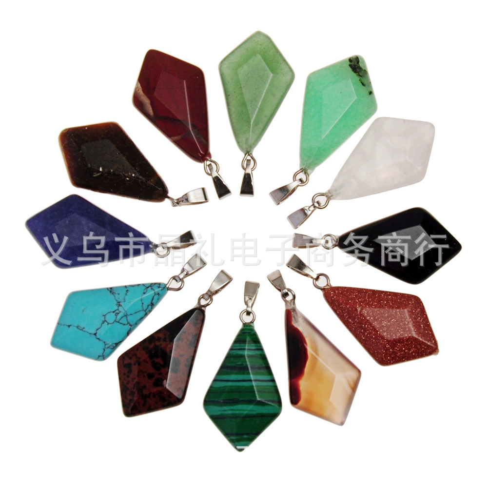 Diamonds Water Drop Section Cut Face