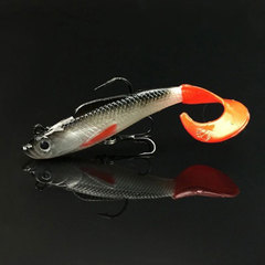 Soft Plastic Lure 9cm 9.5g Tail Weighted Lead Fishing Tackle Accessories Freshwater and Saltwater Bait