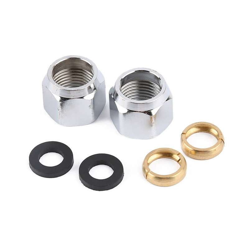 Газовая труба из нержавеющей стали 304, поддерживающая быстрый интерфейс, 3 точки закопаны в стену, газовая труба, гайка, интерфейс