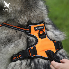 Pet supplies for medium and large dogs, explosion-proof dog harness, traction collar, reflective belt, new style walking corset