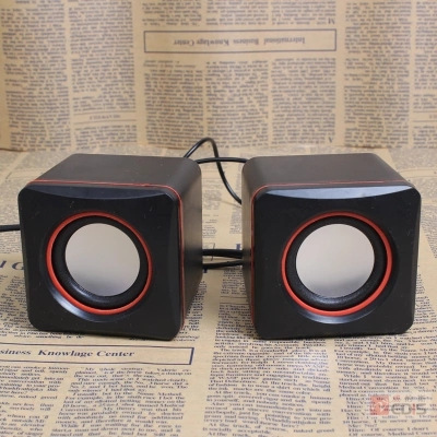 Desktop Laptop USB Mini Speaker Square Mini Speaker 101C Portable Speaker Computer Small Speaker