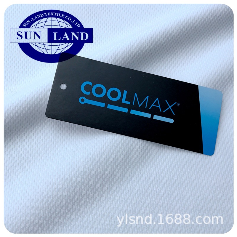 coolmax吸湿快干cleancool银离子抗菌鸟眼针织布 赛车T恤