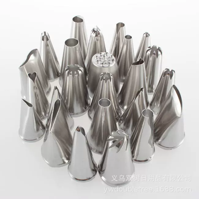 24 -head decorative mouth cream, nozzle cream cake decoration tool baking basic OPP simplified/box