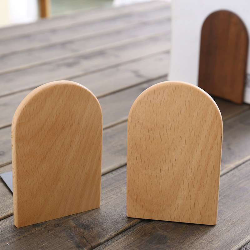 Простой деревянный книжный зажим для книжных полок