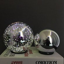 130MM 150MM 3D玻璃灯 月球灯 星空灯 魔幻灯台灯专业工厂可开票