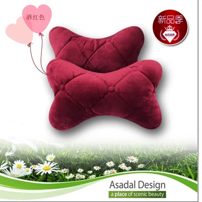 Headrest: plush headrest side pillow protective