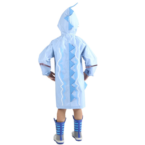 enbihouse original design ins style shark poncho for boys and girls 3D three-dimensional shape light children's raincoat