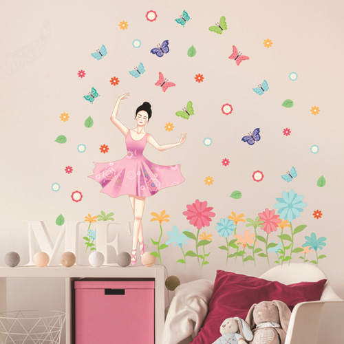 Beautiful and warm wall stickers for bedroom and living room room background decoration removable 3D three-dimensional stickers self-adhesive wallpaper