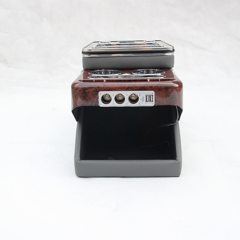 Mazda 8, Elysion, 马自达 本田 Armrest box - upgraded-wood-grain-gray-with-light