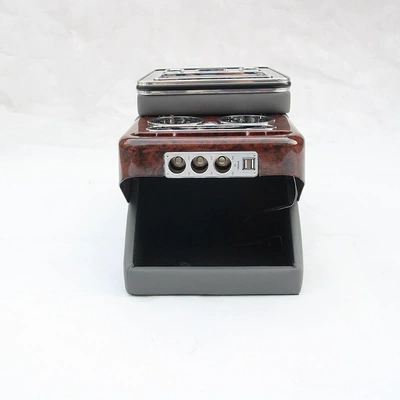 Modified Armrest Box 15-17: Armrest box - upgraded-mahogany-gray-with-light
