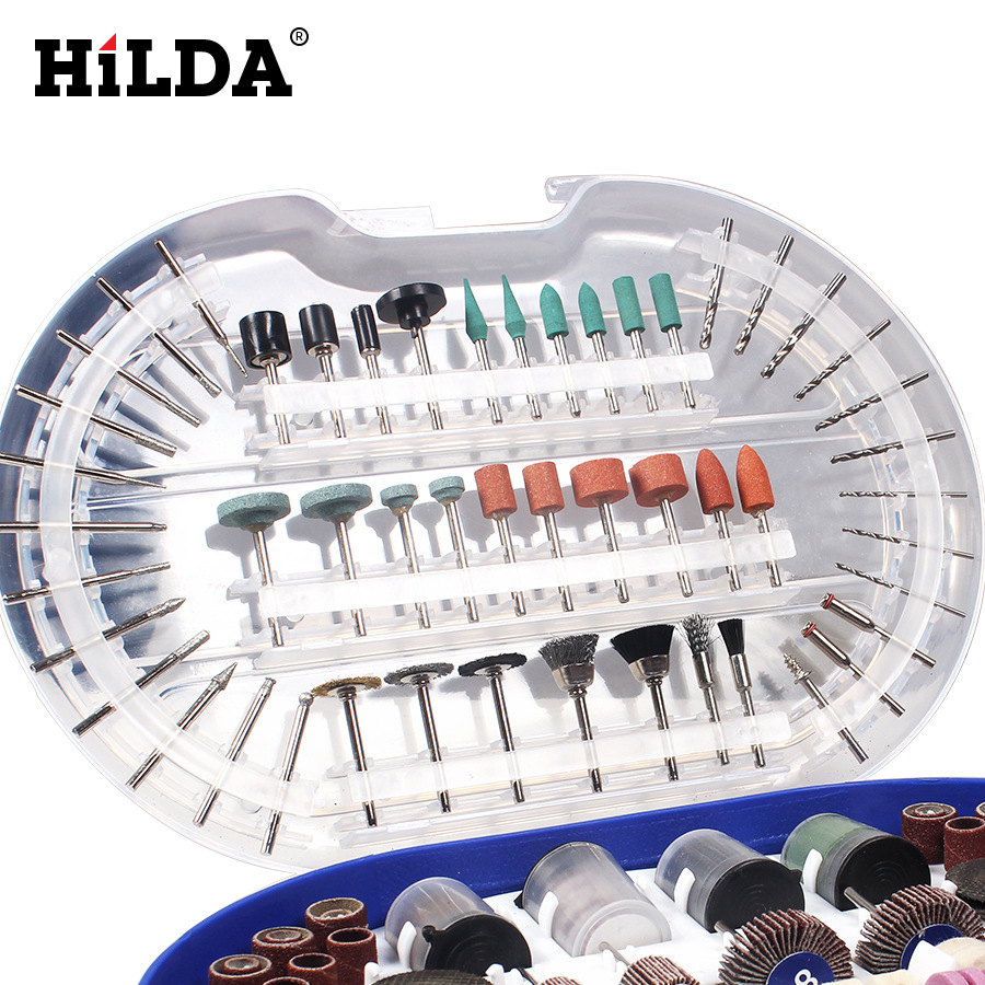 Fábrica directa molino eléctrico accesorios traje 276PC consumibles accesorios Hilda resistente a la caída de espuma caja de lujo