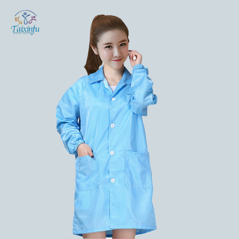 防静电大褂无尘工作服电子厂作业工衣静电衣防护无尘服工厂洁净服
