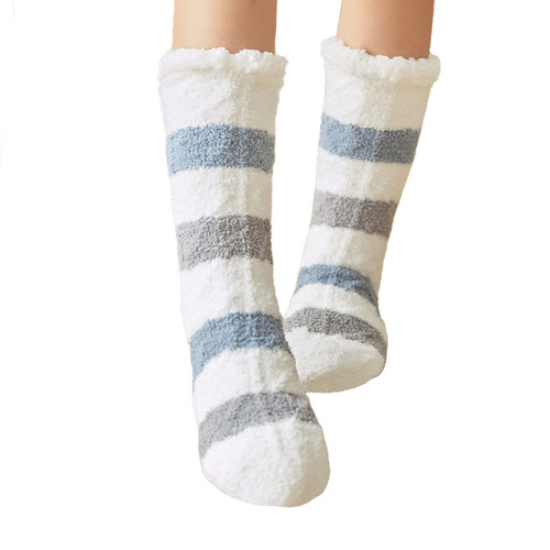 Coral velvet floor socks towel socks women's half velvet socks sleep socks leg covers snow socks slippers socks carpet socks