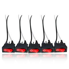 摩托車改裝開關 電動車小開關船型開關雙閃開關 按鈕開關喇叭