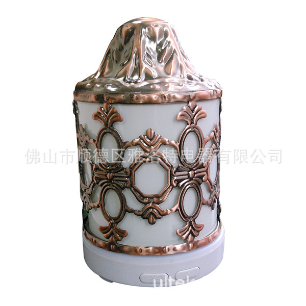 Factory promotion one-piece delivery hot selling good supply colorful metal hollow LED color light USB aromatherapy machine