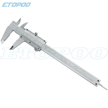 ETOPOO高碳钢游标卡尺开式卡尺三用卡尺100/150/200/300mm深度尺