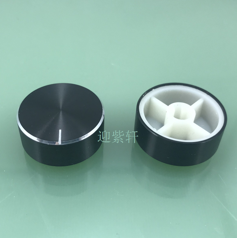 音响旋铝合金电位器汽车旋钮高光旋钮25*10半轴