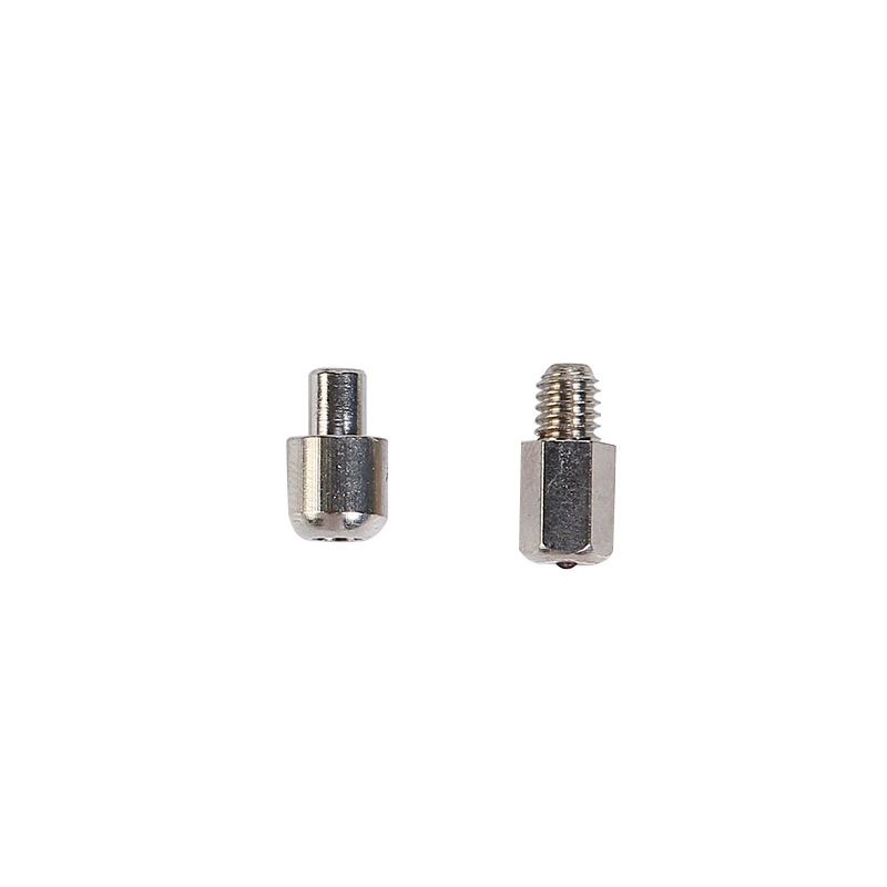 Factory customized straight line guide rail miniature grease nozzle straight-through injection oil cup copper nickel plated grease nozzle 304 stainless