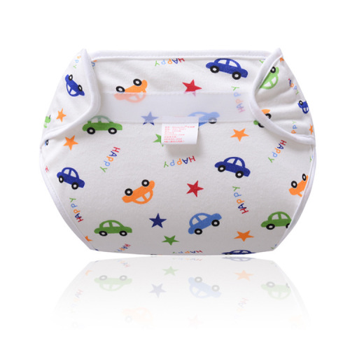 Du Lai Du play cotton cartoon printed cloth diapers washable infant diapers four seasons baby learning pants 6 colors