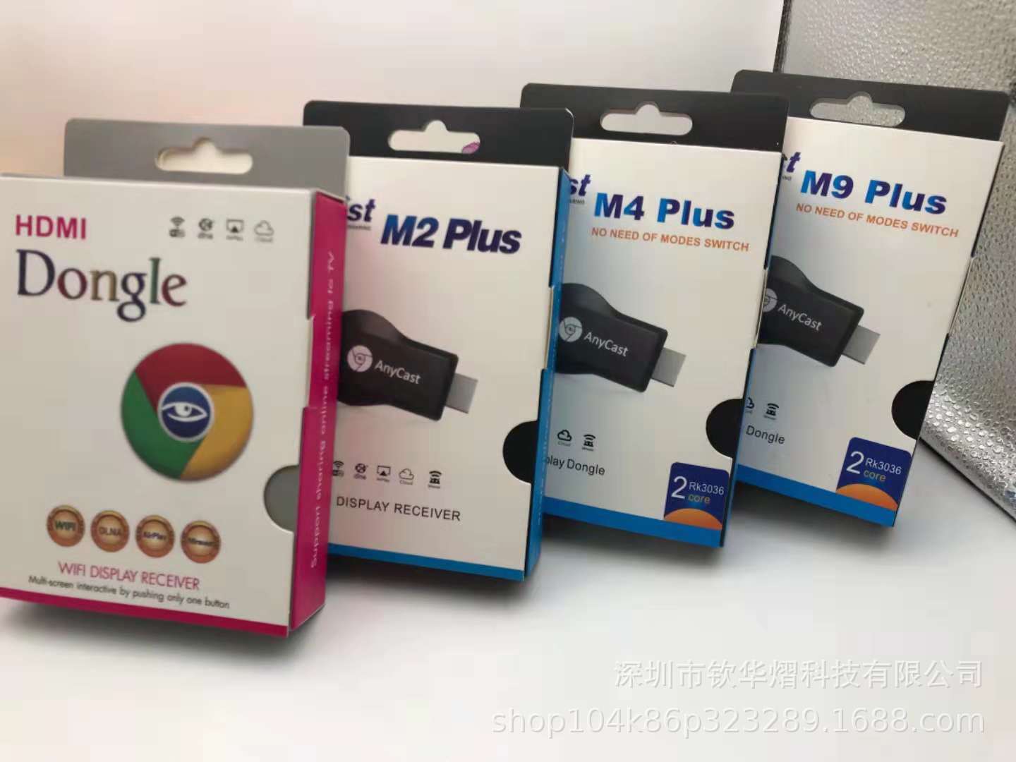 Factory Wireless HDMI Screen Mirroring Dongle Push Box M4 4K 5G Frequency Shifter M2 Phone Use